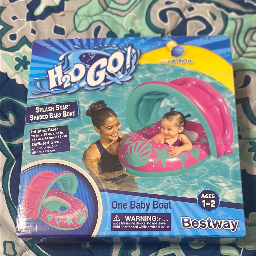 H2O GO! Pink Baby Boat